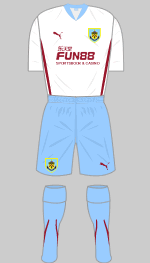 burnley fc 2010-11 away strip