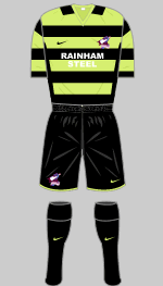 scunthorpe united 20100-11 away kit